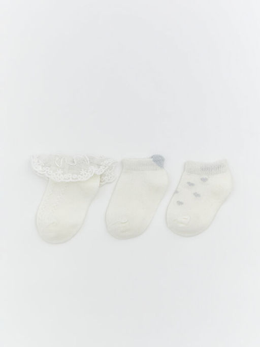 K?z Bebek Patik ?orap 3l?