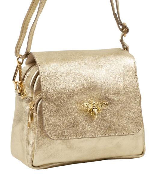 Сумка Sefaro Collection TB-105946 из телячьей кожи золотой