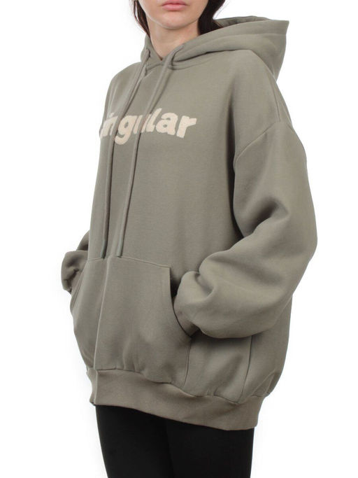 2622 GRAY GREEN Толстовка женская (85% хлопок, 10% полиэстер, 5% спандекс) - Fashion фото 5