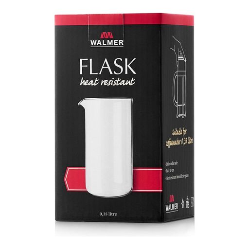 Колба стеклянная для кофейника или френч-пресса Walmer, 0.35 л, цвет прозрачный  фото 4