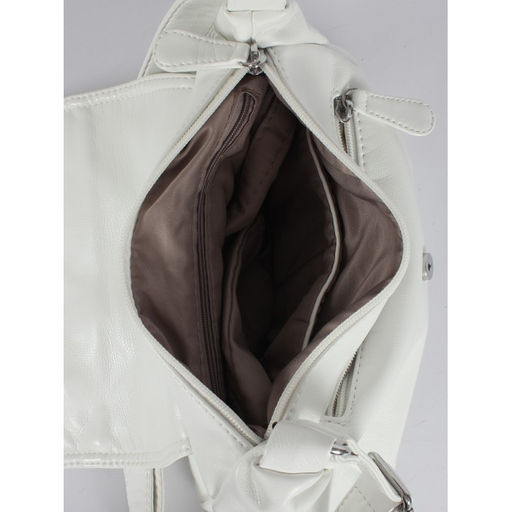 Сумка женская искусственная кожа Guecca-118, 1отд+кар/пер, плеч/ремень, белый SALE 264089 - Adelia фото 3