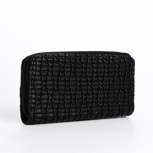 Кошелёк на молнии, цвет чёрный - Simaland фото 2