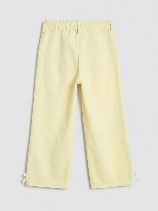 Regular Fit K?z ?ocuk Gabardin Pantolon