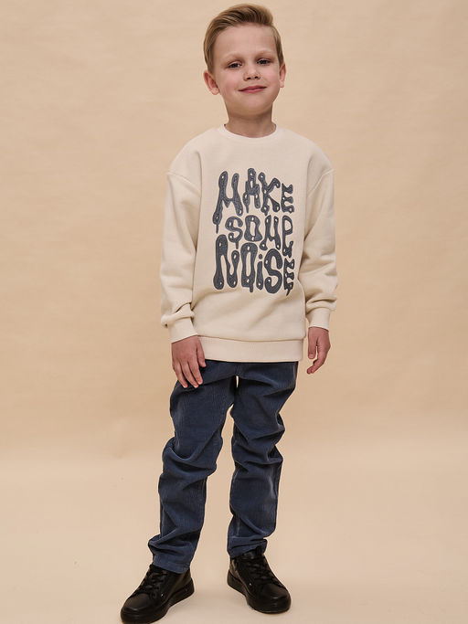 PELICAN, толстовка для мальчиков, Молочный