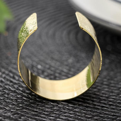 Кольцо для салфетки Марокко, 4,83 см, цвет золотой - Simaland фото 2