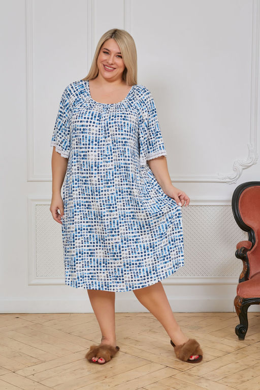 Платье Luxury Moda 1301 голубой
