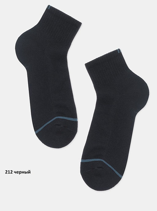 Носки муж. COMFORT 24С-102СП (короткие, махр. стопа) (32) - 212 черный