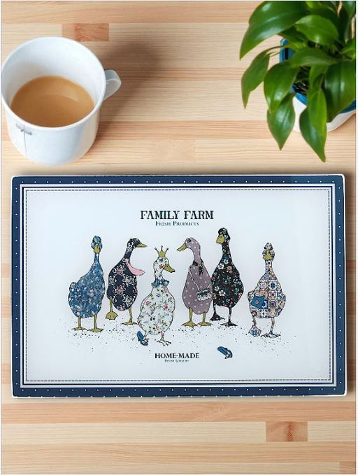 ДОСКА РАЗДЕЛОЧНАЯ ГУСИ 20*30*0.4 СМ - Agness фото 5