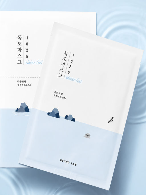 ROUND LAB Ультратонкая маска для глубокого увлажнения / 1025 Dokdo Hydrating Water Gel Mask Sheet, 30 мл, 1 шт.