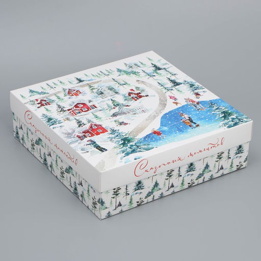 Коробка сборная Сказочных моментов, 26 х 26 х 8 см - Дарите счастье фото 3