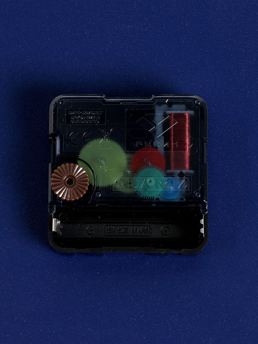 Часы настенные, интерьерные "Волна", бесшумные, 43 х 14 см, темно-синие