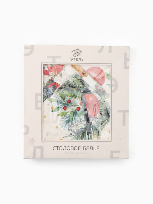 УЦЕНКА Набор столовый Этель Сhristmas bells скатерть 150?180 2 см с ГМВО, салфетки 40?40 см-8 шт. 7