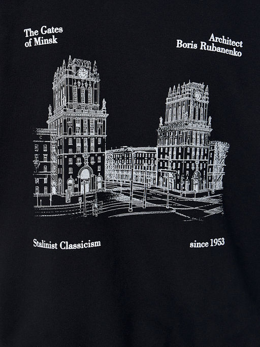 Худи мужское черное - Mark formelle фото 8