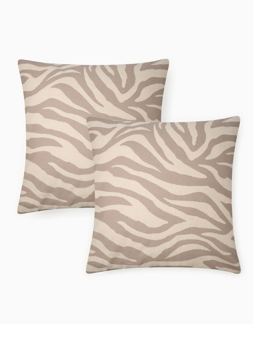 Комплект наволочек Этель Beige zebra, 7070 см, 2 шт., бязь, хлопок 100%  фото 4