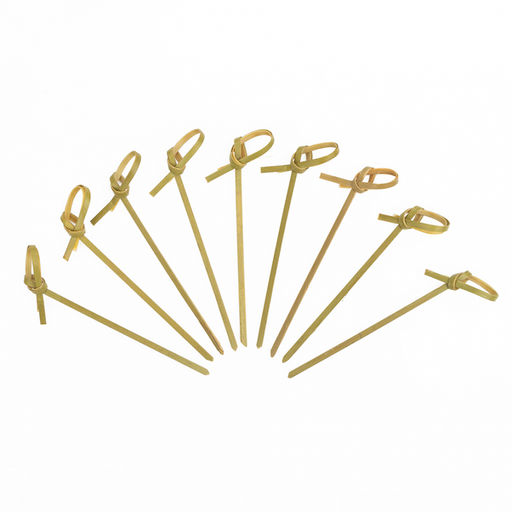 Шпажки бамбук 9 см "Завиток"