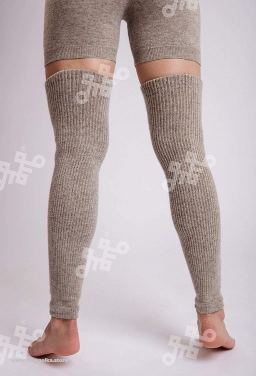 Гетры из 100% монгольской шерсти (арт. 01139) - Тод оймс ххк фото 2