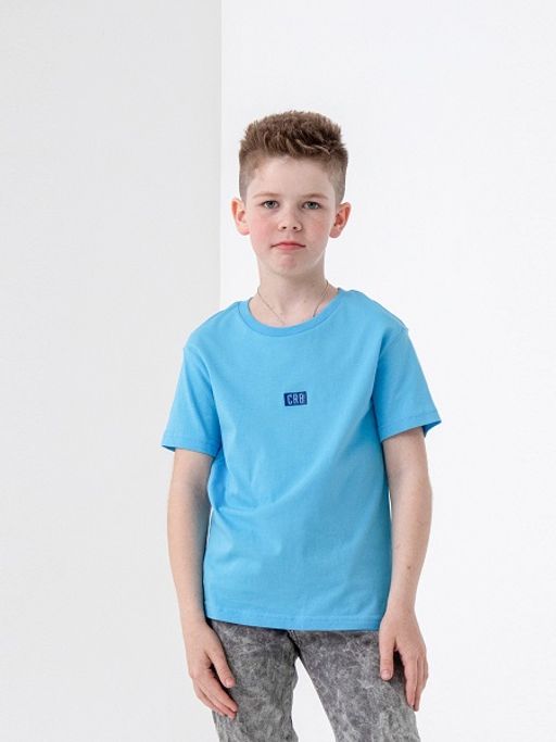 CRB wear/CSJB 63126-43-321 Футболка для мальчика,голубой/Ex.Cherubino