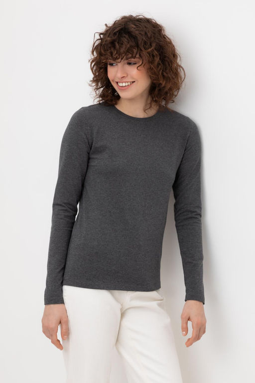 ЕВТ 3263/тем.серый меланж джемпер жен