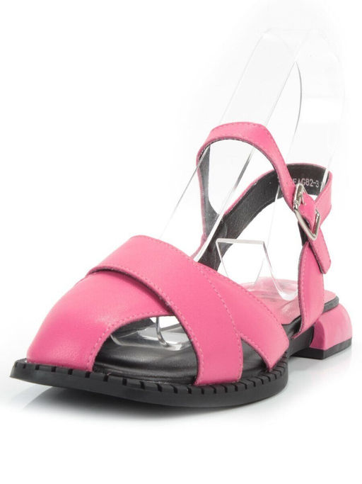 08-PEAG82-3 DK. PINK Босоножки женские (натуральная кожа)