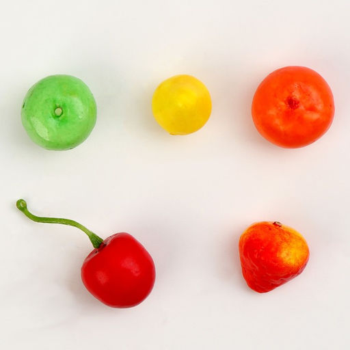 Декоративный набор «Фрукты» размер: 2.5×2 см, 100 шт.