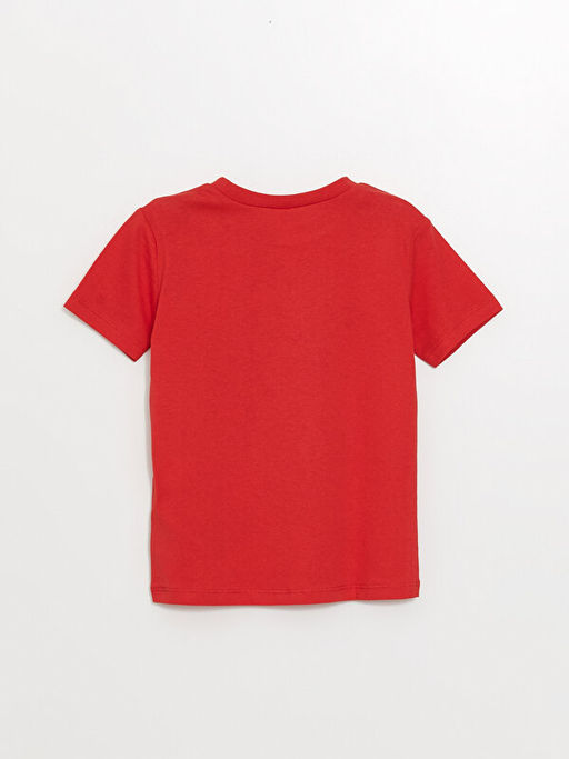 Bisiklet Yaka K?sa Kollu Bask?l? Erkek Bebek Ti??rt - Waikiki фото 3