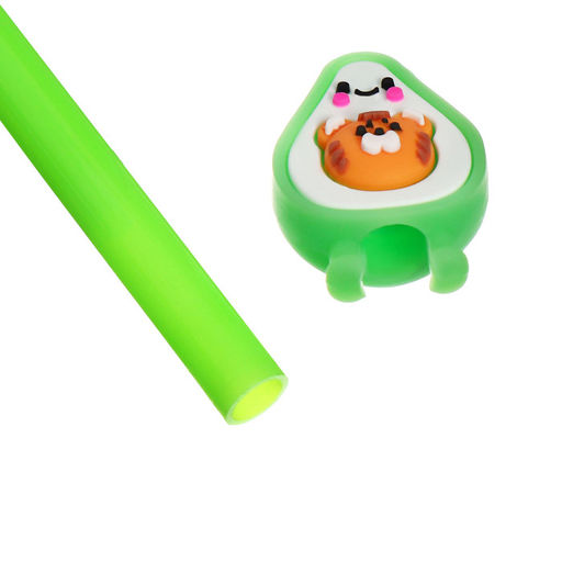 Цена за 12 шт. Ручка - прикол гелевая Авокадо МИКС - Calligrata фото 5