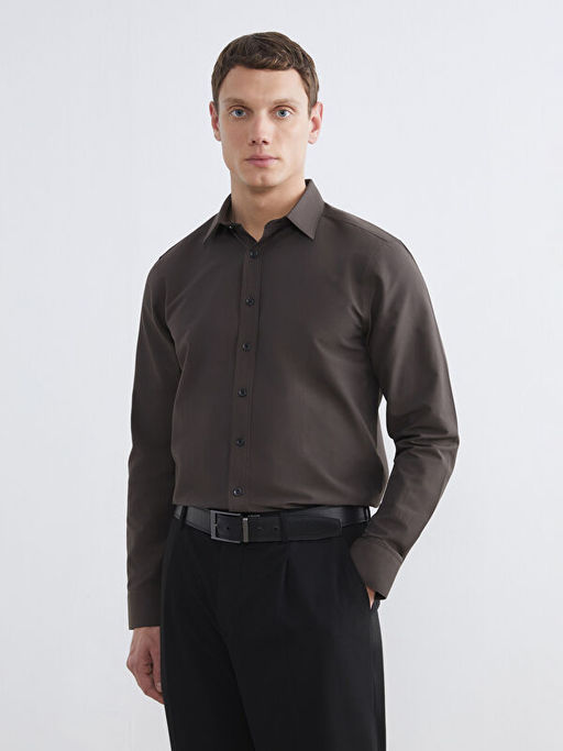 Regular Fit Uzun Kollu Erkek G?mlek