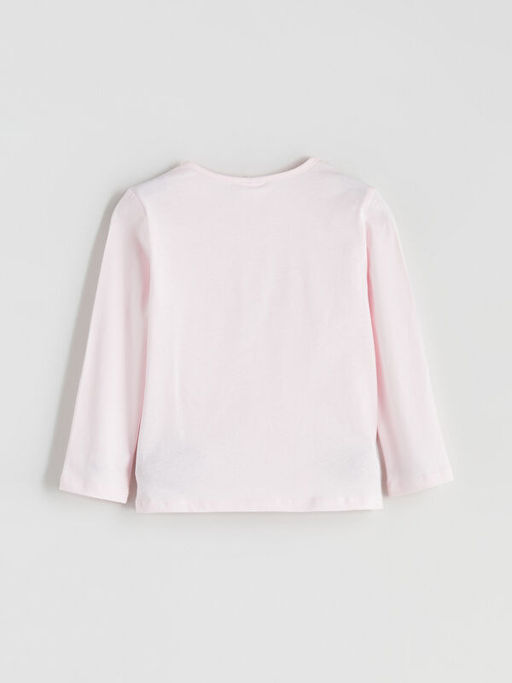 Bisiklet Yaka Bask?l? K?z ?ocuk Pijama ?st