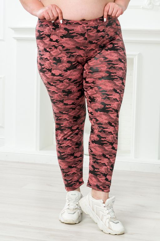 Легинсы женские из вискозы Fitness коралловый макси - Амадэль фото 5