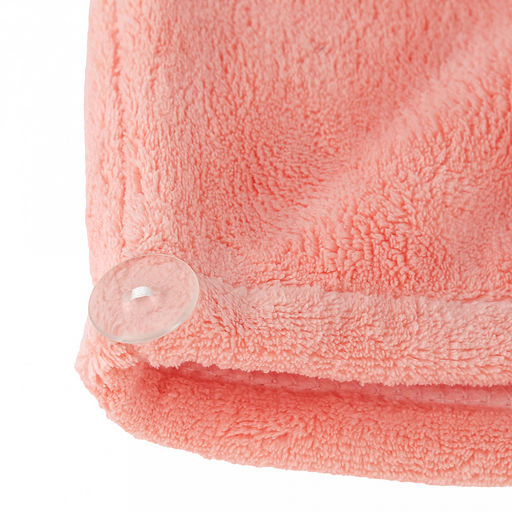 Парео махровое "Свежий букет" 70х175см, хлопок 100%, на резинке с липучкой, на кнопке, с вышивкой; с чалмой на пуговице 68х25см, розовый (Китай)