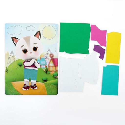 Объёмная аппликация из Eva «Алиса»