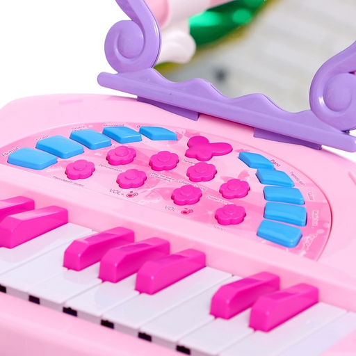 Пианино Мечта девочки, со стульчиком, зеркалом, микрофоном - Zabiaka фото 5