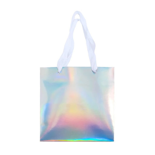 Пакет для торта и коробок, с квадратным дном, голографический, 20×20×20 см