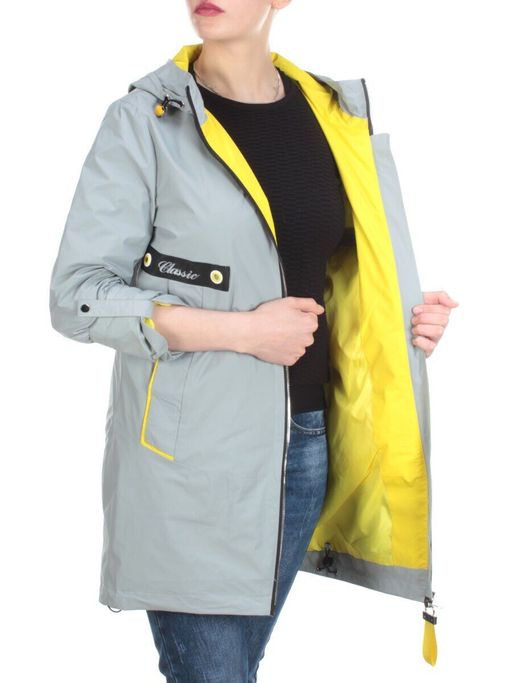 FY-906 GRAY Ветровка женская АЛИСА (100% полиэстер) - Фабричный китай фото 8