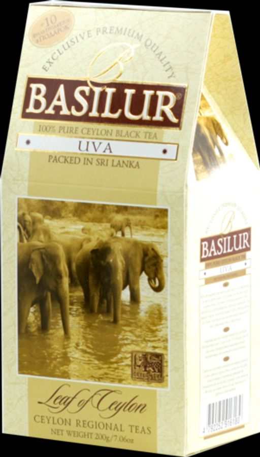 BASILUR. Лист Цейлона. UVA 200 гр. карт.пачка ШРИ-ЛАНКА