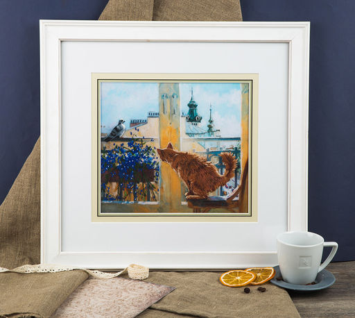 Набор для вышивания PANNA Живая картина JK-2037 Охотник 25 х 22 см