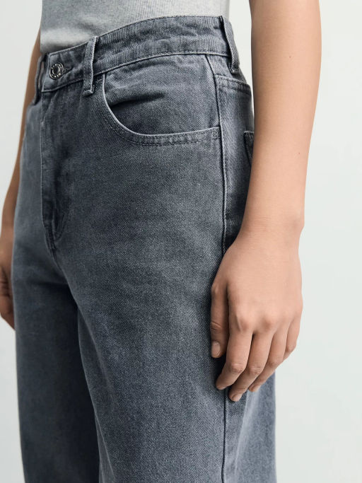 Джинсы wide leg с высокой посадкой / Zarina  фото 5