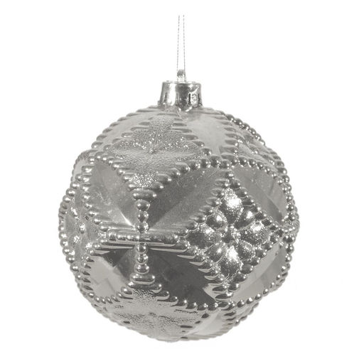 Набор из 2шт Украшение новогоднее Шар "Карнавальный дуэт", D 10 см, L20 W10 H10 см