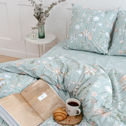 КПБ Традиция, евро, поплин, 100% хлопок, пл. 110 гр./кв.м., Иммортели Пододеяльник 205*217, простыня 217*240, наволочка 70*70 (2 шт.)  фото 6