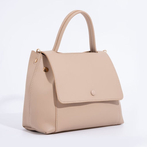 Сумка-мессенджер на клапане, цвет бежевый - Simaland фото 3