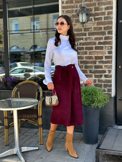 Юбка AURA 5064-164-Р винный