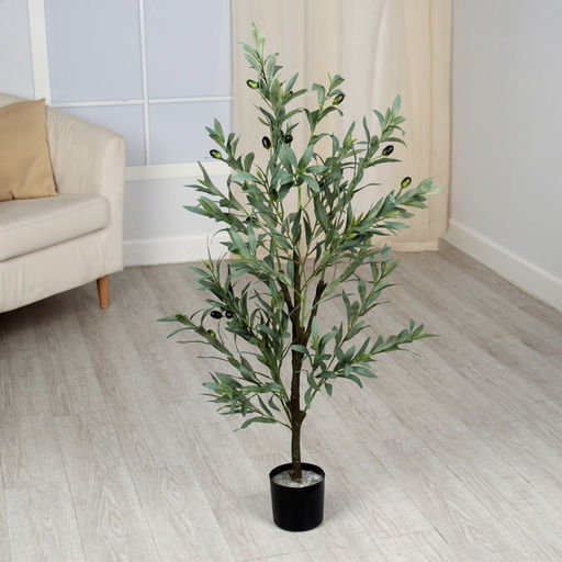 Дерево искусственное «Олива европейская», в горшке, h=100 см