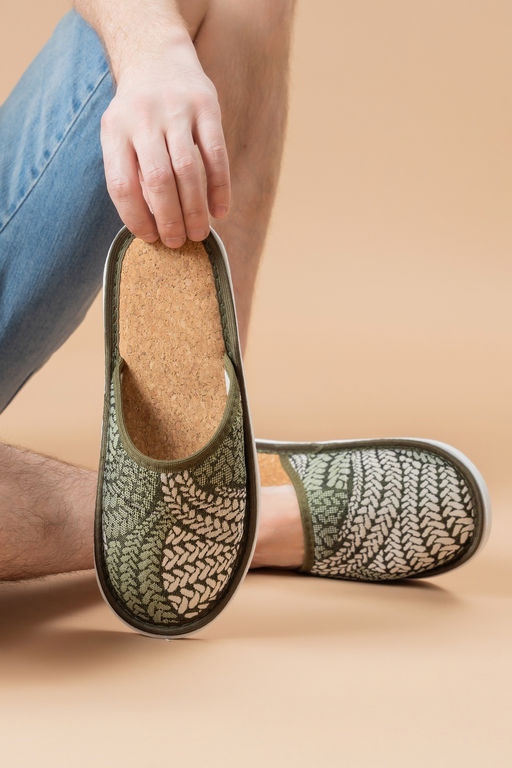 Тапки мужские с пробковой стелькой МТП(пр)