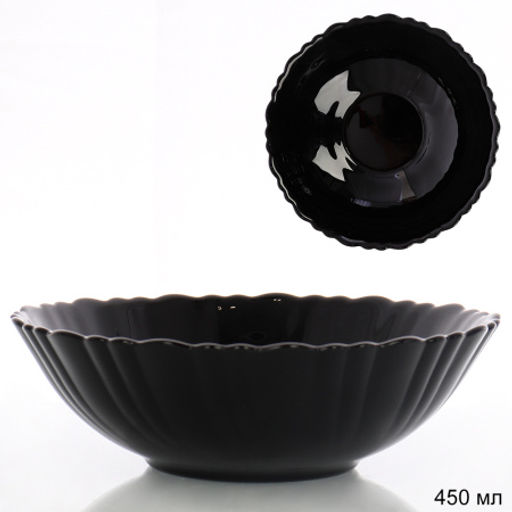 Тарелка глубокая суповая 480 мл 155 мм Классика Черный / BNTW60T (Black) /уп 60/