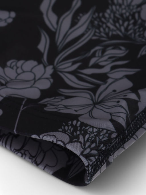 Шапочка для плавания взрослая ONLYTOP Flowers, тканевая, обхват 54-60 см