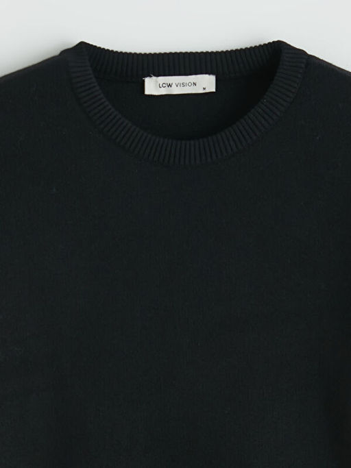 Bisiklet Yaka Erkek Triko Kazak