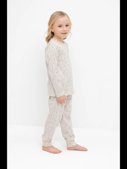 К 1561/сливочный,лепестки цветов пижама дет - Crockid фото 4