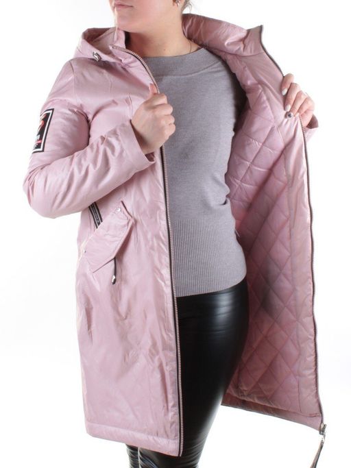 2051 PINK Пальто демисезонное женское AiKESDFRS - Fashion фото 7