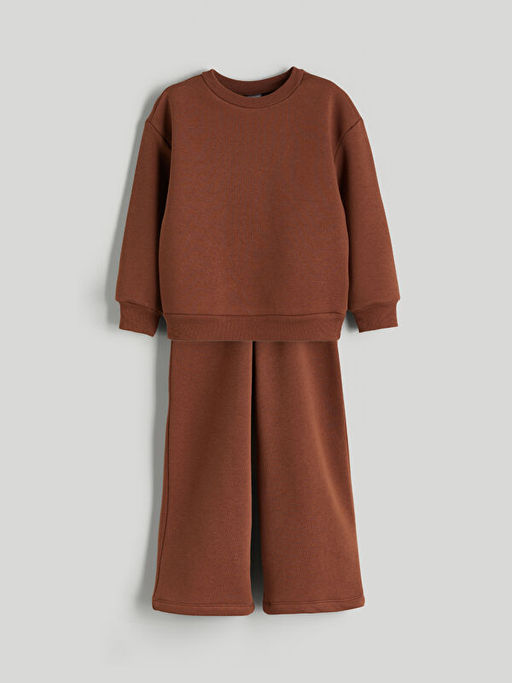 Bisiklet Yaka K?z ?ocuk E?ofman Tak?m