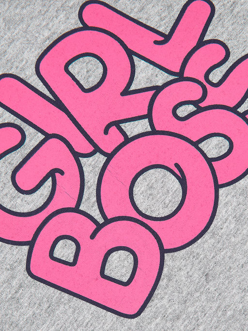 Толстовка для девочки с принтом UD 7030 серый - Mini maxi фото 7